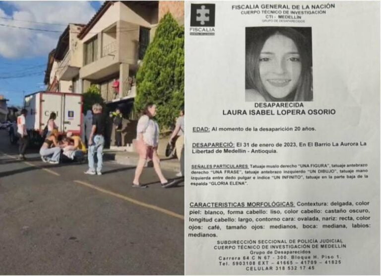 Hallazgo macabro en Medellín: Encuentran cuerpo de joven desaparecida