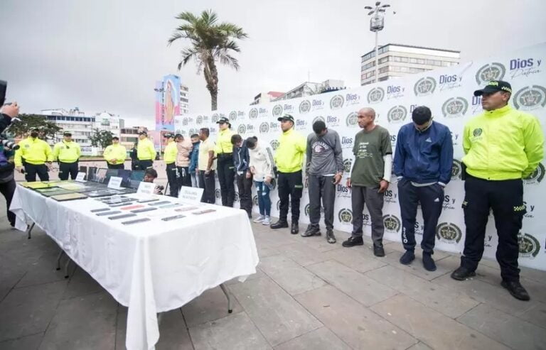 Cae banda delincuencial «Los Diablos» responsables de varios hurtos en el centro de Bogotá