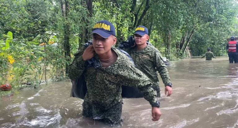 Más de 250 personas fueron evacuadas y reubicadas en albergues temporales