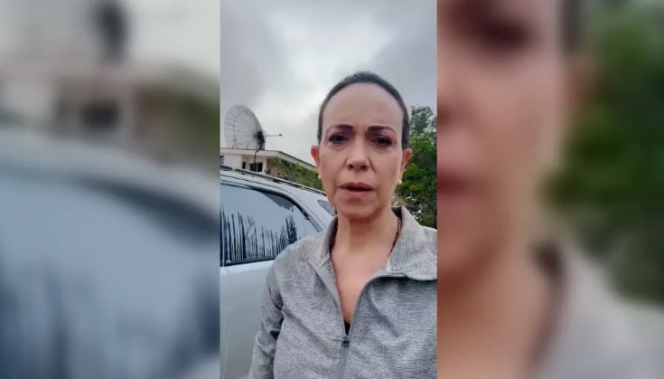 María Corina Machado es víctima de atentado en campaña electoral