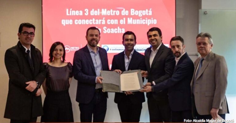 Nuevo convenio impulsa línea 3 del metro entre Bogotá y Soacha