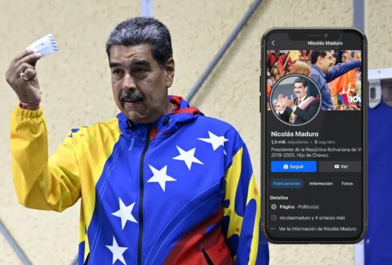 Meta limita la propaganda del gobierno de Maduro en redes sociales