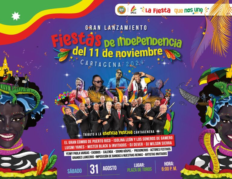 Fiestas de independencia en Cartagena 2024