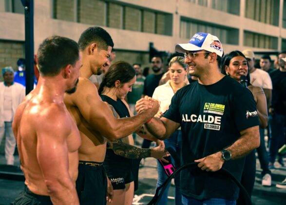 Josh Bridges, leyenda del CrossFit en Montería, participó en el lanzamiento oficial del Colombia Championship CrossFit, que se desarrollará en abril del próximo año.