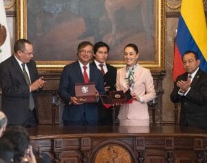 Presidentes Gustavo Petro y Claudia Sheinbaum.Foto: X: @petrogustavo