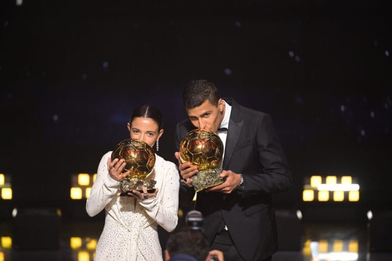 Rodri Hernández y Aitana Bonmatí ganan el Balón de Oro 2024