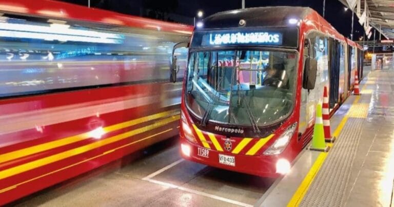 Ruta Temporal Navideña de TransMilenio y extensión de horarios