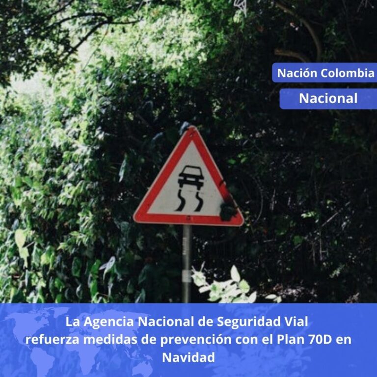 La Agencia Nacional de Seguridad Vial refuerza medidas de prevención con el Plan 70D en Navidad