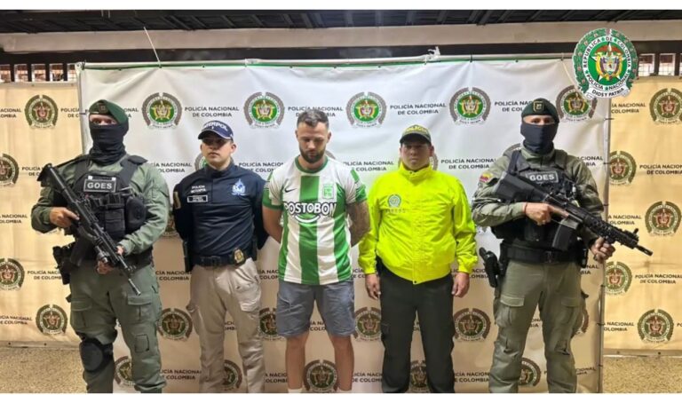 Capturan en Medellín a alias “Dips”, narcotraficante buscado por Reino Unido