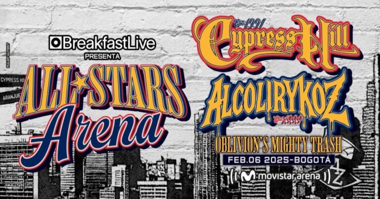 Cypress Hill llega a Bogotá con Alcolirykoz: fecha, lugar y precios del concierto