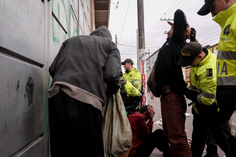 Megaoperativo de San Bernardo. Colprensa