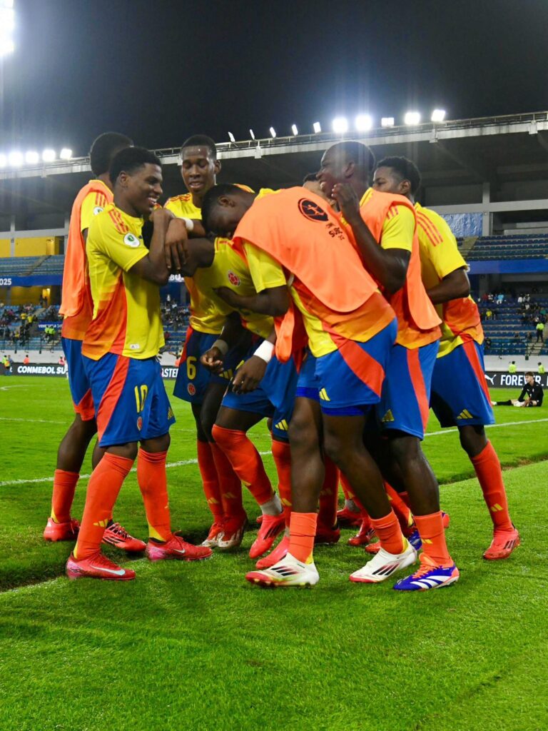 Colombia lidera el Sudamericano Sub-20 tras goleada