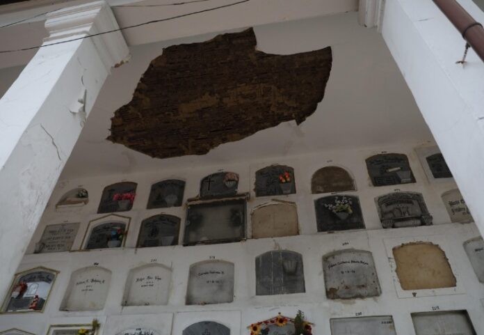 Deterioro en el Cementerio Central. Foto: Procuraduría General de la Nación.