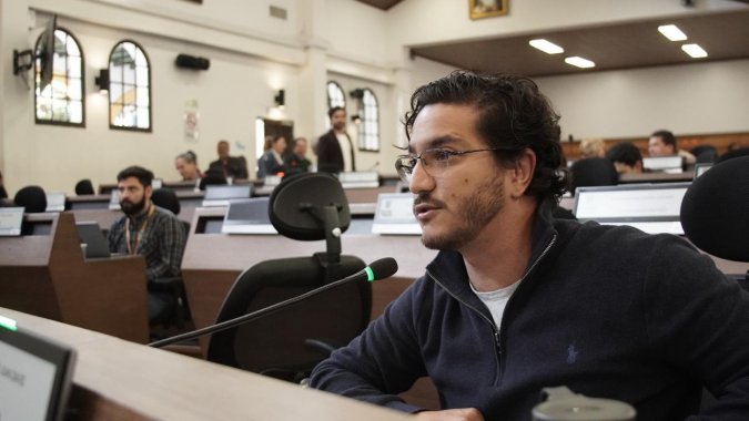 Foto Concejo de Bogotá - concejal de Bogotá Juan David Quintero del Nuevo Liberalismo