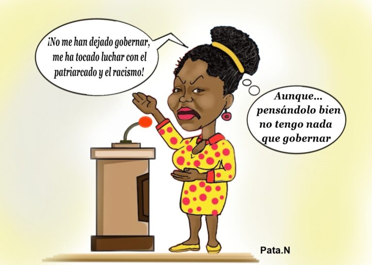 Caricatura del día- FRANCIA MARQUEZ - No me dejan gobernar - Elaborada por el periodista Norberto Patarroyo L.