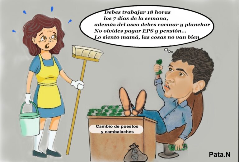 Caricatura del día - Racero midiendo con el mismo rasero - realizada por el periodista Norberto Patarroyo L. - Pata.N 