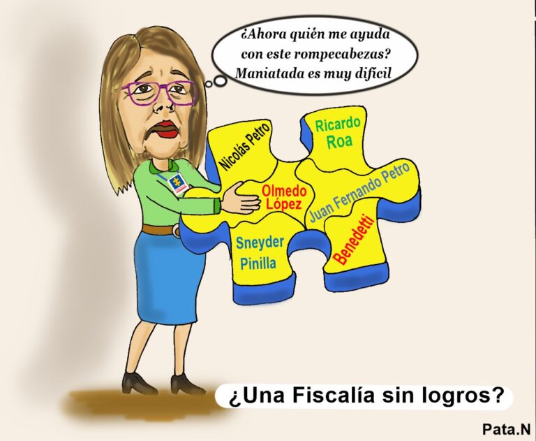 Caricatura del día - Una Fiscalía sin logros - Realizada por el periodista Norberto Patarroyo L. - Pata.N