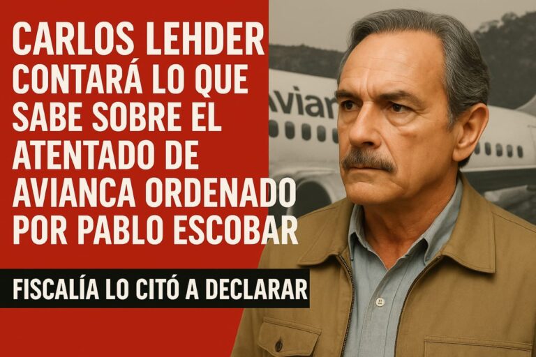 Carlos Lehder contará lo que sabe sobre el atentado de Avianca ordenado por Pablo Escobar: Fiscalía lo citó a declarar