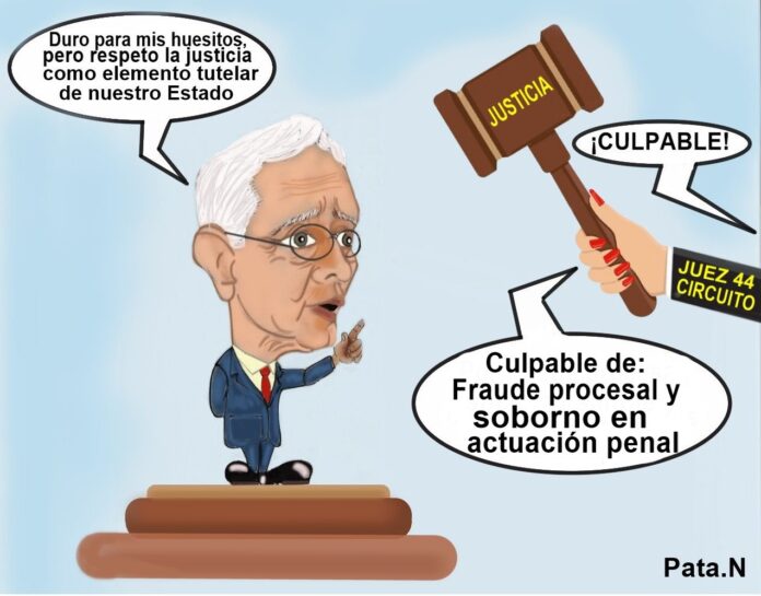 Caricatura-de-hoy-Fallo-contra-Alvaro-Uribe-Velez-por-fraude-procesal-y-soborno-en-actuacion-penal-Realizada-por-Norberto-Patarroyo-L.jpg