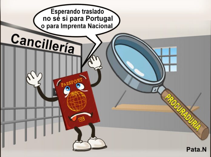 Caricatura-del-dia-Don-Pasaporte-retenido-en-la-Cancilleria.-Esperando-traslado-a-Portugal-o-Imprenta-Nacional-Recibe-visita-de-la-Procuraduria.-Realizada-por-Norberto-Patarroyo-L.-Pata.N.jpg