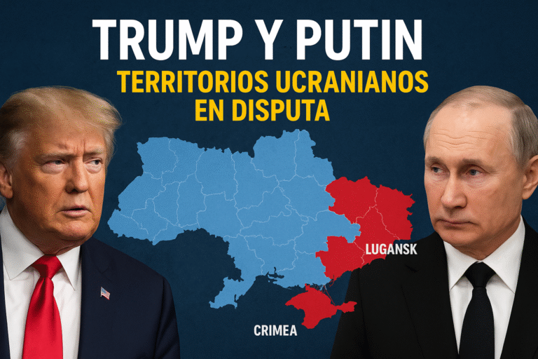 Los territorios ucranianos en disputa en la cumbre Trump-Putin