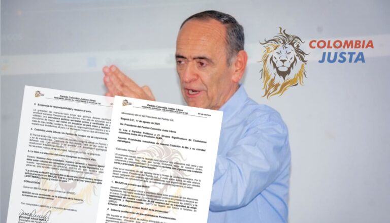 «Sin Congreso no hay Palacio” Colombia Justa Libres hace llamado a la coalición ALMA