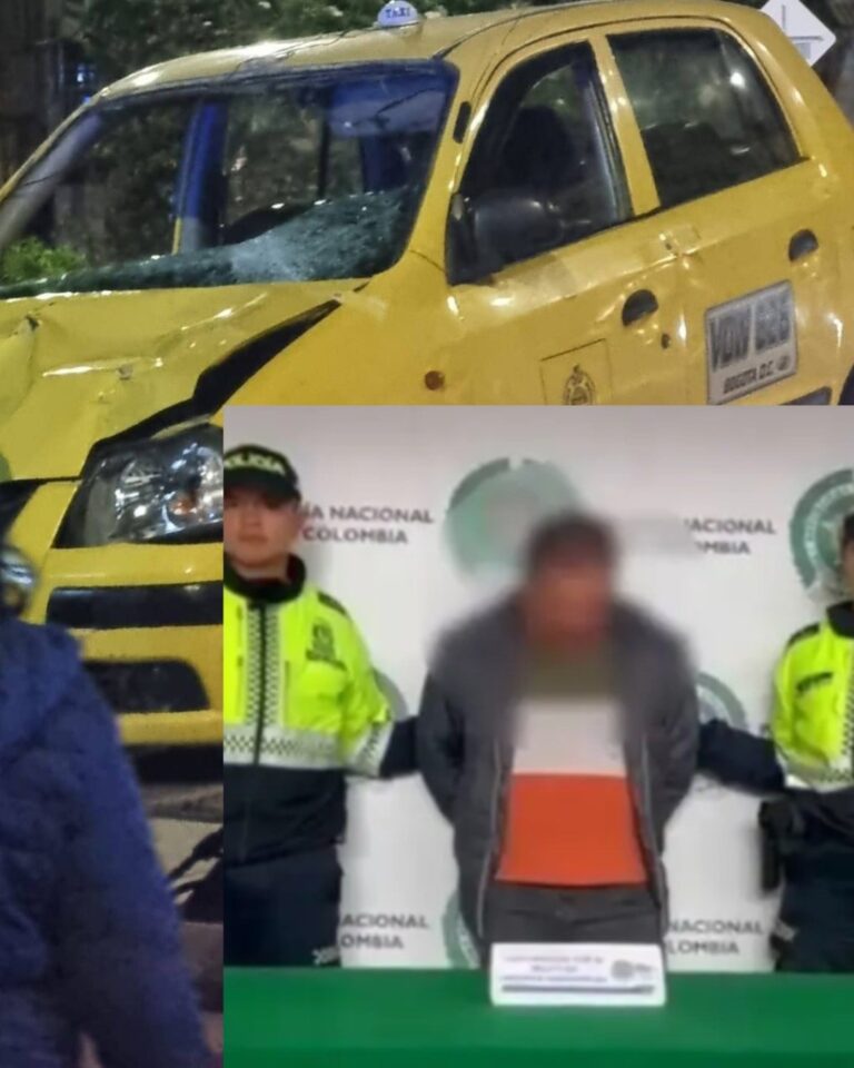 Taxista ebrio atropella a 11 personas en Bogotá