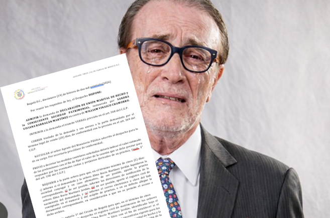 » Que no me esperen en la casa, si no en el juzgado » William Vinasco se enreda en un juicio marital