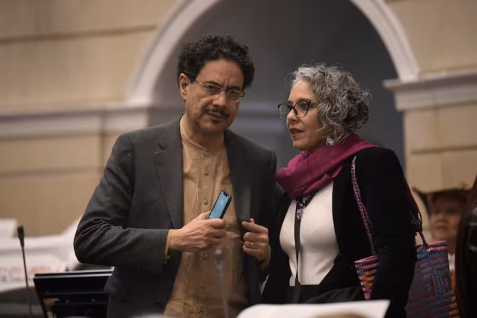 Iván Cepeda y María José Pizarro