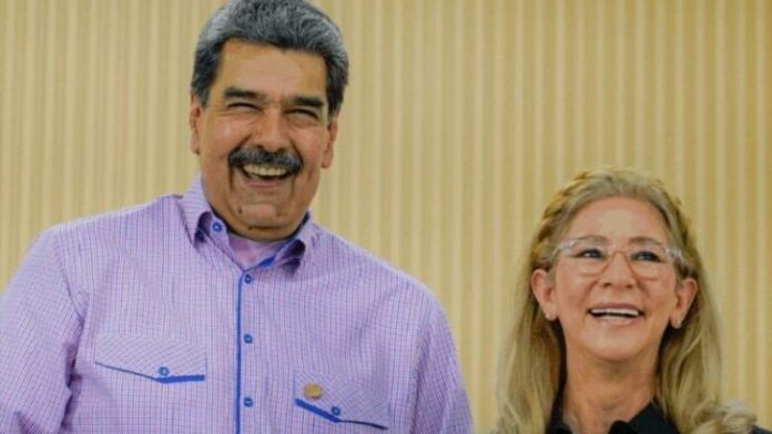 Nicolás Maduro y Cilia Flores