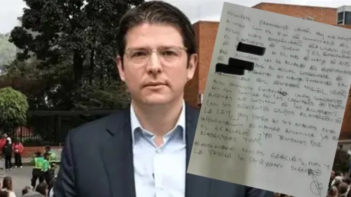 Carta anónima a sacude caso Miguel Uribe