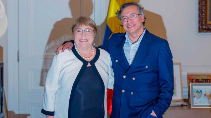 Presidente Petro y Michelle Bachelet