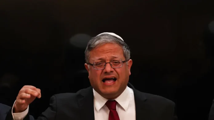 Ministro de Seguridad Nacional de extrema derecha israelí, Itamar Ben Gvir
