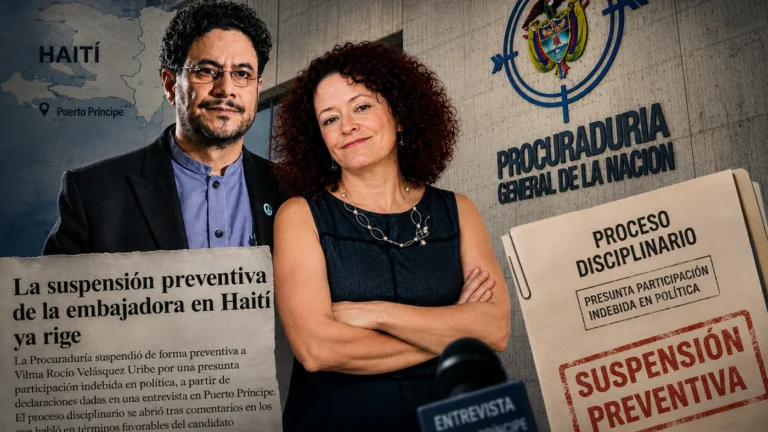 Suspensión preventiva de la embajadora