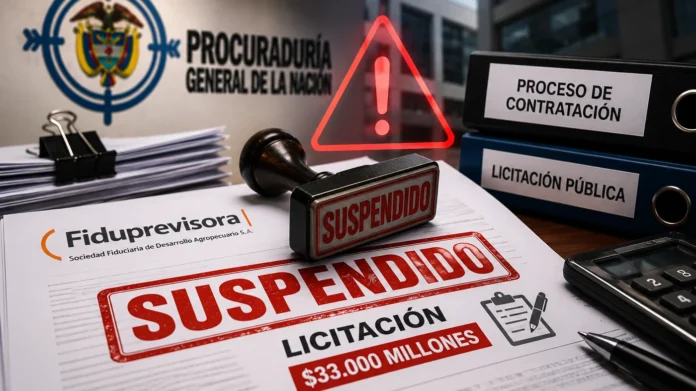 suspensión de la licitación
