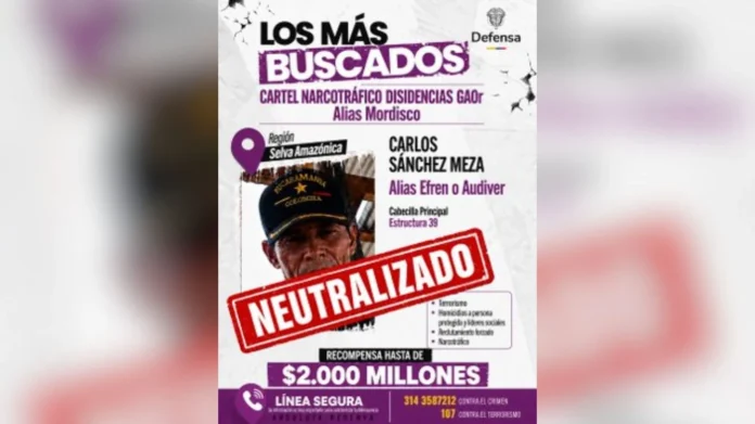 muerte de alias Efrén