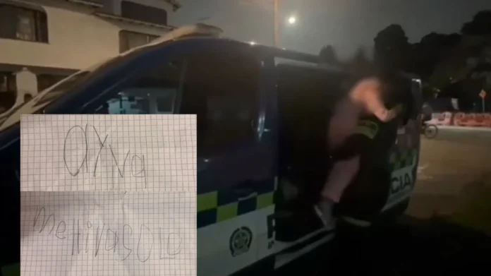rescate de niña en Bogotá