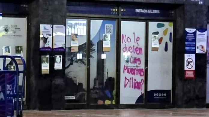 vandalización de la Gobernación