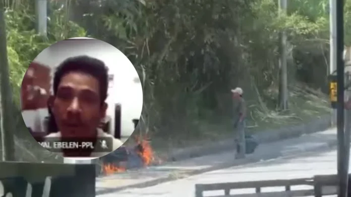 incendio forestal en Medellín