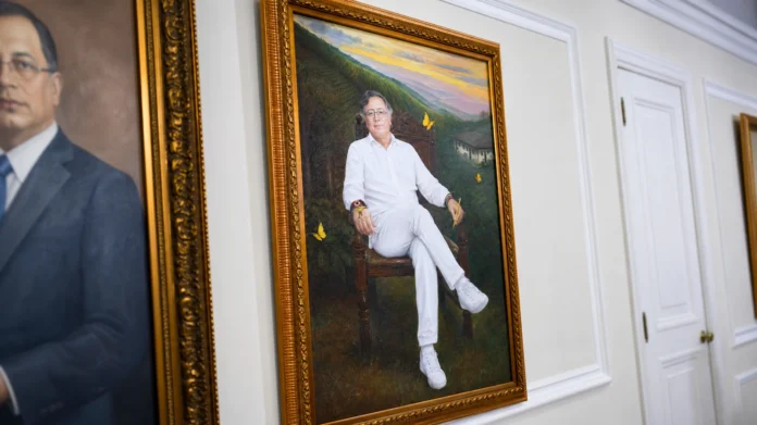 retrato de Gustavo Petro