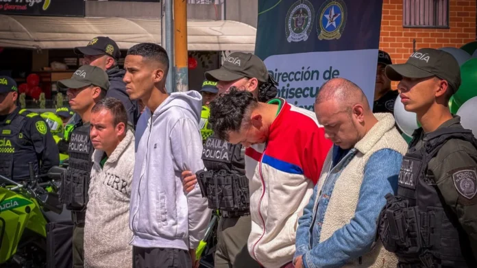 capturas en Bogotá