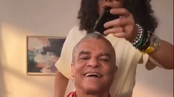 Carlos Valderrama se rapó