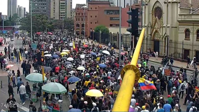 marchas en Bogotá