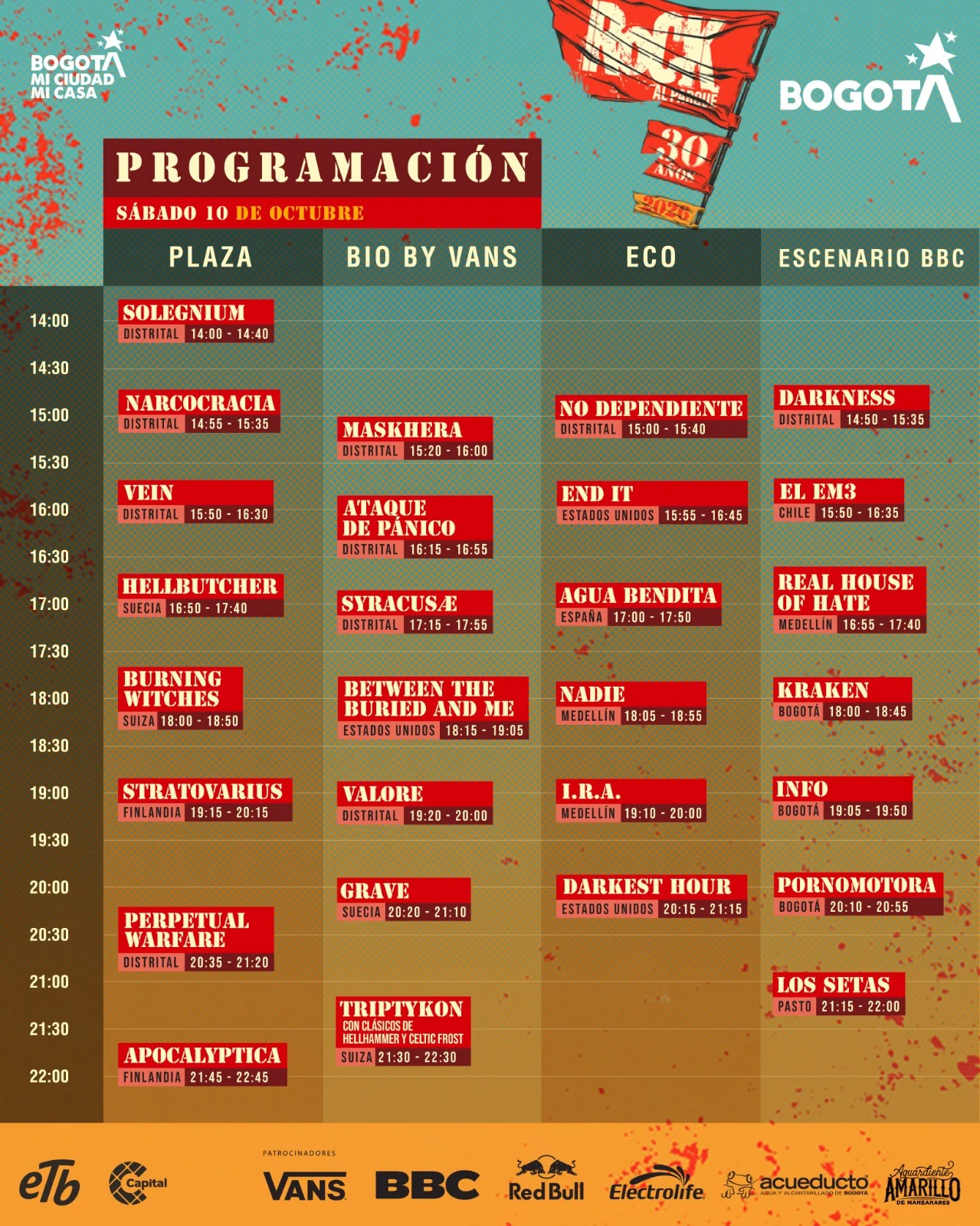 Rock al Parque 2026